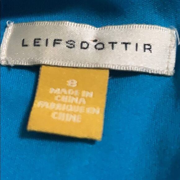 LEIFSDOTTIR ANTHROPOLOGIE‎ OPEN ZIPPER DRESS - Picture 7 of 8